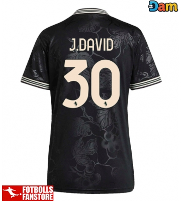 Juventus Jonathan David #30 Tredje Tröja Dam 2025-26 Kortärmad